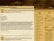 Tablet Screenshot of calvinandcalvinism.com